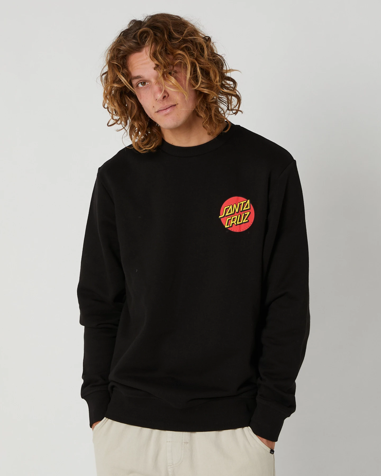 Santa Cruz Classic Dot Chest Sweater 2 Santa Cruz Classic Dot Chest Sweater - Image 2