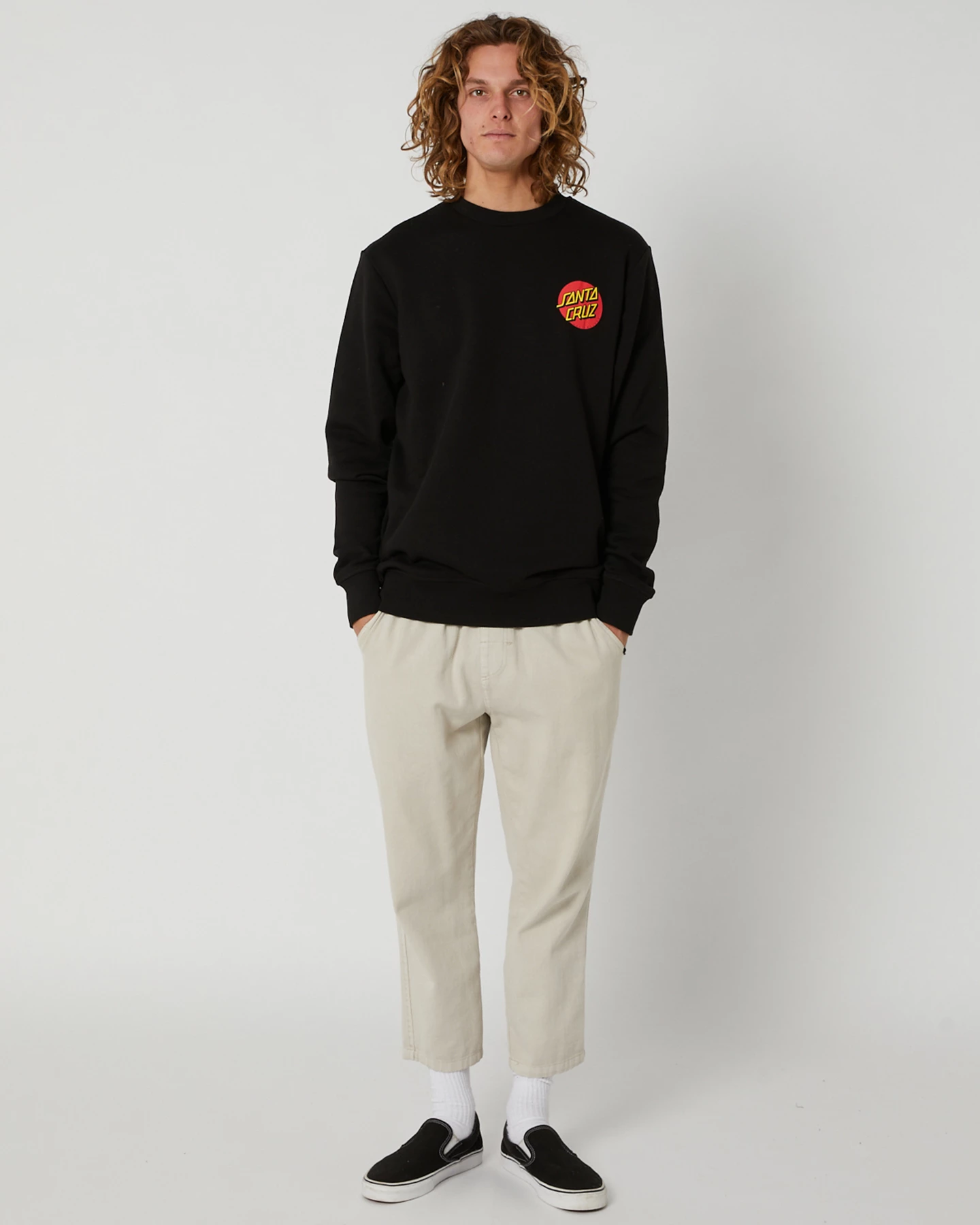 Santa Cruz Classic Dot Chest Sweater 5 Santa Cruz Classic Dot Chest Sweater - Image 5