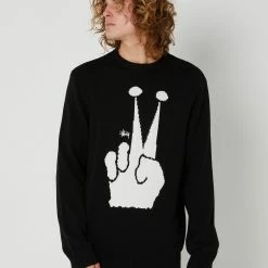 Stussy Peace Crown Knit Crew