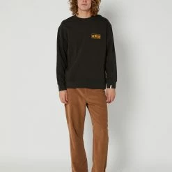 The Critical Slide Society Shaker Crew -RVCA shop BLACK MENS CLOTHING THE CRITICAL SLIDE SOCIETY JUMPERS FC2350BLK 5