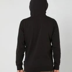Vans Trippy Grin Mens Pullover -RVCA shop BLACK MENS CLOTHING VANS HOODIES VN0000BRBLKBLK 3