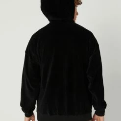 Volcom New Eden Pullover -RVCA shop BLACK MENS CLOTHING VOLCOM HOODIES A4132201BLK 3