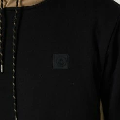 Volcom Single Stone Lined Pullover 8 Volcom Single Stone Lined Pullover -RVCA shop BLACK MENS CLOTHING VOLCOM HOODIES A5812200BLK 4
