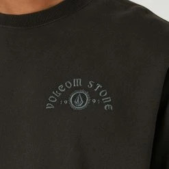 Volcom Bonza Crew -RVCA shop BLACK MENS CLOTHING VOLCOM JUMPERS A4612308BLK 4