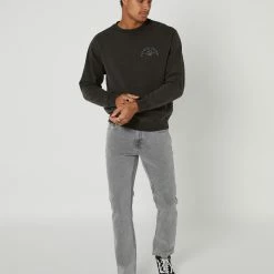 Volcom Bonza Crew -RVCA shop BLACK MENS CLOTHING VOLCOM JUMPERS A4612308BLK 5