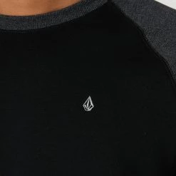 Volcom Homak Crew -RVCA shop BLACK MENS CLOTHING VOLCOM JUMPERS A4632215BLK 4