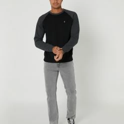 Volcom Homak Crew -RVCA shop BLACK MENS CLOTHING VOLCOM JUMPERS A4632215BLK 5