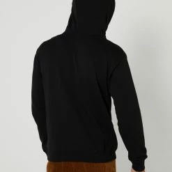 Volcom V Ent Pullover Hoodie -RVCA shop BLACK MENS CLOTHING VOLCOM JUMPERS HOODIES A4112302BLK 3