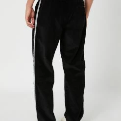 Worship Cherub Elastic Mens Cord Pant -RVCA shop BLACK MENS CLOTHING WORSHIP PANTS WORA22 407BBLK 3