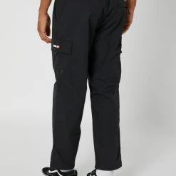 Worship Zorg Cargo Pant -RVCA shop BLACK MENS CLOTHING WORSHIP PANTS WORW23 407BBLACK 3