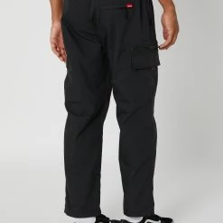 Worship Zorg Cargo Pant -RVCA shop BLACK MENS CLOTHING WORSHIP PANTS WORW23 407BBLACK 4