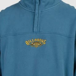 Billabong King Prawn Pull Over -RVCA shop BLUE LAGOON MENS CLOTHING BILLABONG JUMPERS UBYFT00217 BLL 4