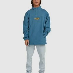 Billabong King Prawn Pull Over -RVCA shop BLUE LAGOON MENS CLOTHING BILLABONG JUMPERS UBYFT00217 BLL 5