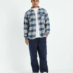 SPENCER PROJECT Trail Cargo Pants Airforce 11 SPENCER PROJECT Trail Cargo Pants Airforce -RVCA shop BLUE MENS CLOTHING SPENCER PROJECT PANTS 52424600042 6