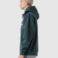 Barney Cools Pleasure Hood -RVCA shop BOTTLE GREEN MENS CLOTHING BARNEY COOLS HOODIES 408 Q323 XS 3