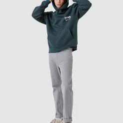 Barney Cools Pleasure Hood -RVCA shop BOTTLE GREEN MENS CLOTHING BARNEY COOLS HOODIES 408 Q323 XS 5