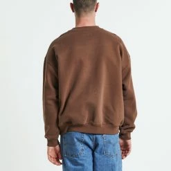 SPENCER PROJECT Savants Crewneck Jumper 8 SPENCER PROJECT Savants Crewneck Jumper -RVCA shop BROWN MENS CLOTHING SPENCER PROJECT JUMPERS 52522800026 3