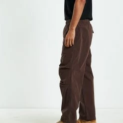 SPENCER PROJECT Parachute Pants -RVCA shop BROWN MENS CLOTHING SPENCER PROJECT PANTS 52536000042 3
