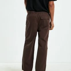 SPENCER PROJECT Parachute Pants -RVCA shop BROWN MENS CLOTHING SPENCER PROJECT PANTS 52536000042 4