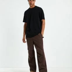 SPENCER PROJECT Parachute Pants -RVCA shop BROWN MENS CLOTHING SPENCER PROJECT PANTS 52536000042 6