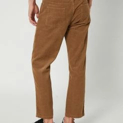 Rusty Rifts Cropped 5 Pocket Pant 7 Rusty Rifts Cropped 5 Pocket Pant -RVCA shop CAMEL MENS CLOTHING RUSTY PANTS PAM1102CAM 3