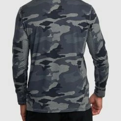 RVCA Sport Vent Ls Tee Camo -RVCA shop CAMO MENS CLOTHING RVCA SPORTSWEAR V9011RSV CAM 5