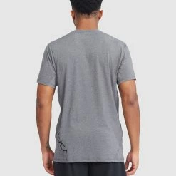 RVCA Sport Vent Ss Performance Tee -RVCA shop CHARCOAL HEATHER MENS CLOTHING RVCA SPORTSWEAR V9021RSV CCH 3