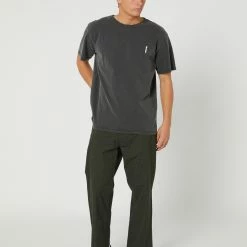 Former Ag Mens Skate Slack -RVCA shop CHARCOAL MENS CLOTHING FORMER PANTS FPA 22102CHAR 5