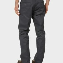 Dickies 873 Mens Slim Straight Fit Work Pant 7 Dickies 873 Mens Slim Straight Fit Work Pant -RVCA shop CHARCOAL WORKWEAR MENS WORKWEAR DICKIES BOTTOMS SSWP873CHWW 3