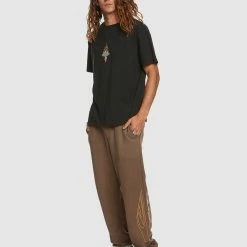 Quiksilver Mens Saturn Baggy Trackpants 7 Quiksilver Mens Saturn Baggy Trackpants -RVCA shop CHOCOLATE CHIP MENS CLOTHING QUIKSILVER PANTS EQYFB03327 KQD0 6
