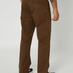 Volcom Frickin Skate Chino Pant -RVCA shop DARK EARTH MENS CLOTHING VOLCOM PANTS A1112303DKE 4