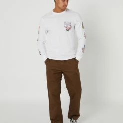 Volcom Frickin Skate Chino Pant -RVCA shop DARK EARTH MENS CLOTHING VOLCOM PANTS A1112303DKE 5