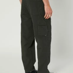DEPACTUS Kings Work Pant 8 DEPACTUS Kings Work Pant -RVCA shop DARK MOSS MENS CLOTHING DEPACTUS PANTS D5231191DMOSS 4