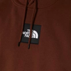 The North Face Mens Heavyweight Box Pullover Hoodie -RVCA shop DARK OAK MENS CLOTHING THE NORTH FACE HOODIES NF0A7QC26S2 4