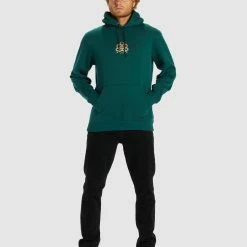 Billabong Serpients Pullover Hoodie 9 Billabong Serpients Pullover Hoodie -RVCA shop DEEP TEAL MENS CLOTHING BILLABONG HOODIES ABYFT00425 DTA 5
