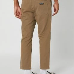 Minimal Thrills Work Chino -RVCA shop DUNE MENS CLOTHING THRILLS PANTS TW23 400FDUNE 4