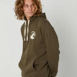 Swell Crest Hood -RVCA shop FATIGUE MENS CLOTHING SWELL HOODIES S5233443FATIGU 3