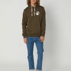 Swell Crest Hood -RVCA shop FATIGUE MENS CLOTHING SWELL HOODIES S5233443FATIGU 5