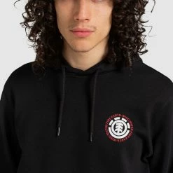 Element Seal Bp Hood 8 Element Seal Bp Hood -RVCA shop FLINT BLACK MENS CLOTHING ELEMENT HOODIES ELYSF00123 FBK 4