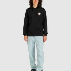 Element Seal Bp Hood 9 Element Seal Bp Hood -RVCA shop FLINT BLACK MENS CLOTHING ELEMENT HOODIES ELYSF00123 FBK 5
