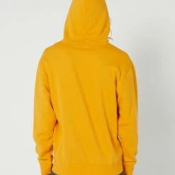HUF Tresspass Pullover Hoodie -RVCA shop GOLD MENS CLOTHING HUF HOODIES PF00569 GOLD 3