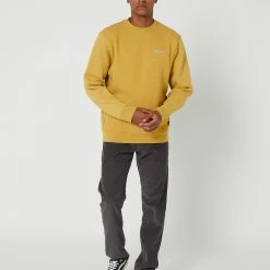 Patagonia Fitz Roy Icon Uprisal Crew Sweatshirt 9 Patagonia Fitz Roy Icon Uprisal Crew Sweatshirt -RVCA shop GOLD MENS CLOTHING PATAGONIA JUMPERS 39667 CGLD XS 5