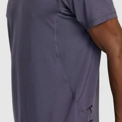 RVCA Sport Vent Performance Tee -RVCA shop GRAY PURPLE MENS CLOTHING RVCA SPORTSWEAR V9021RSV KRB0 4