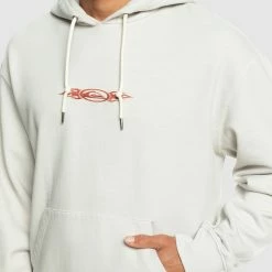 Quiksilver Saturn Hood 8 Quiksilver Saturn Hood -RVCA shop GRAY VIOLET MENS CLOTHING QUIKSILVER HOODIES EQYFT04755 SFV0 4