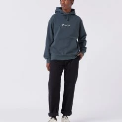 Barney Cools Logo Hood 11 Barney Cools Logo Hood -RVCA shop GREEN MENS CLOTHING BARNEY COOLS HOODIES 422 Q223 XS 6