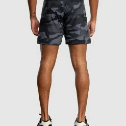 RVCA Fight Scrapper Elastic Walkshorts 15 Inch -RVCA shop GREY CAMO MENS CLOTHING RVCA SPORTSWEAR AVYWS00174 KZM6 6
