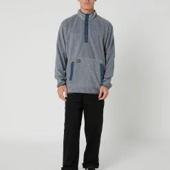 DEPACTUS Griffin Polar Crew 9 DEPACTUS Griffin Polar Crew -RVCA shop GREY HEATHER MENS CLOTHING DEPACTUS HOODIES SWEATS D5194386GRYHT 5