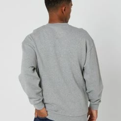Worship Freshman Crew Fleece 7 Worship Freshman Crew Fleece -RVCA shop GREY MARLE MENS CLOTHING WORSHIP JUMPERS WORA23 230GGRYMAR 3