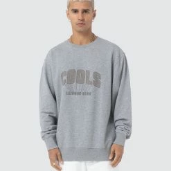 Barney Cools College Sweatshirt Grey Melange