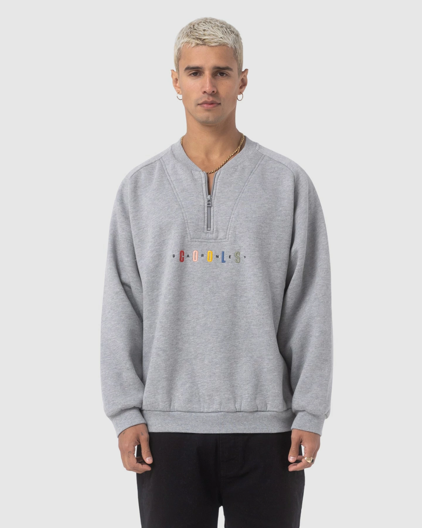 Barney Cools Athletique Sweatshirt Grey Melange 1 Barney Cools Athletique Sweatshirt Grey Melange